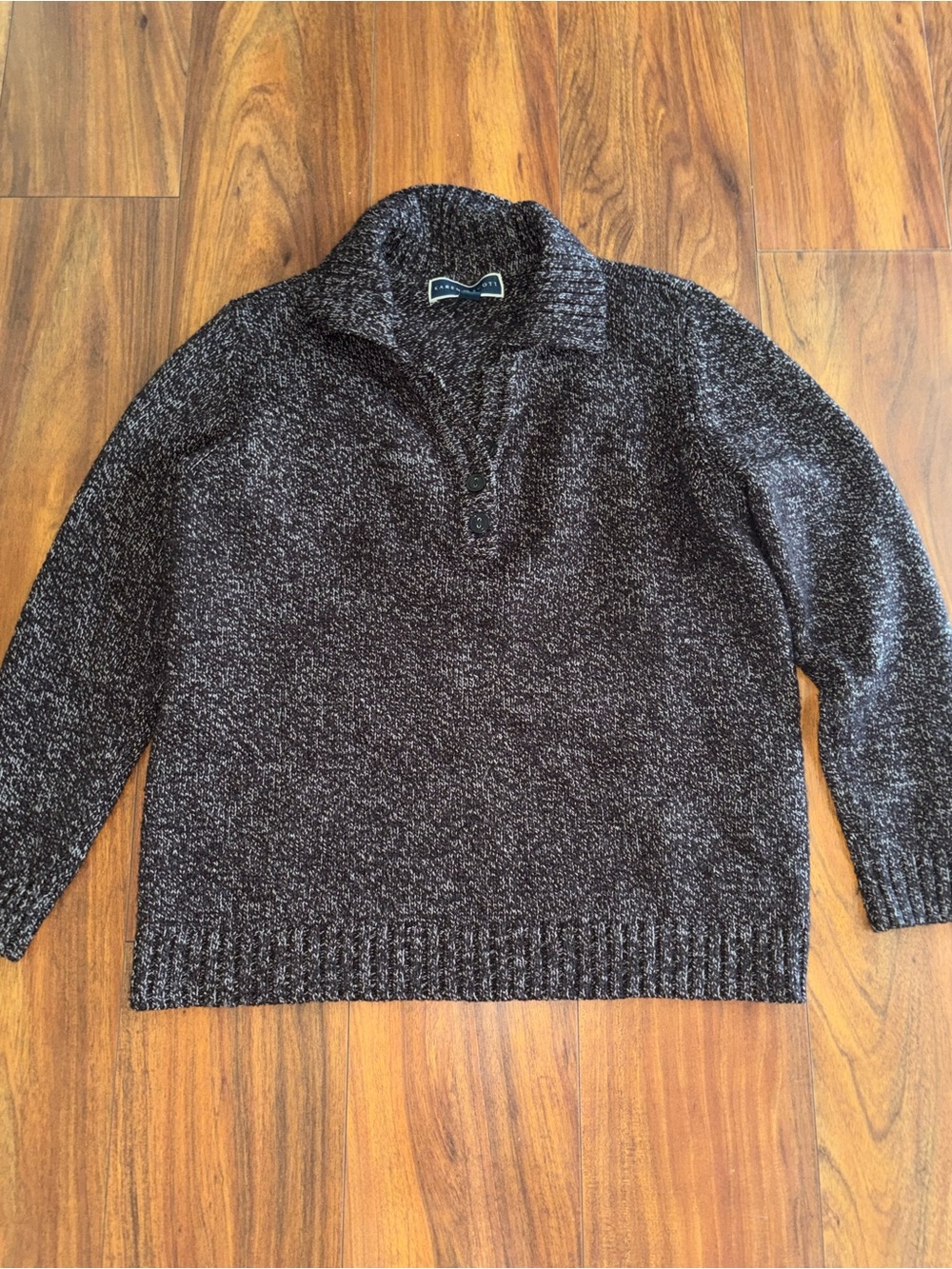 Karen Scott Charcoal Marled Sweater